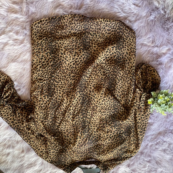 Cheetah top sz 1x - Picture 2 of 5